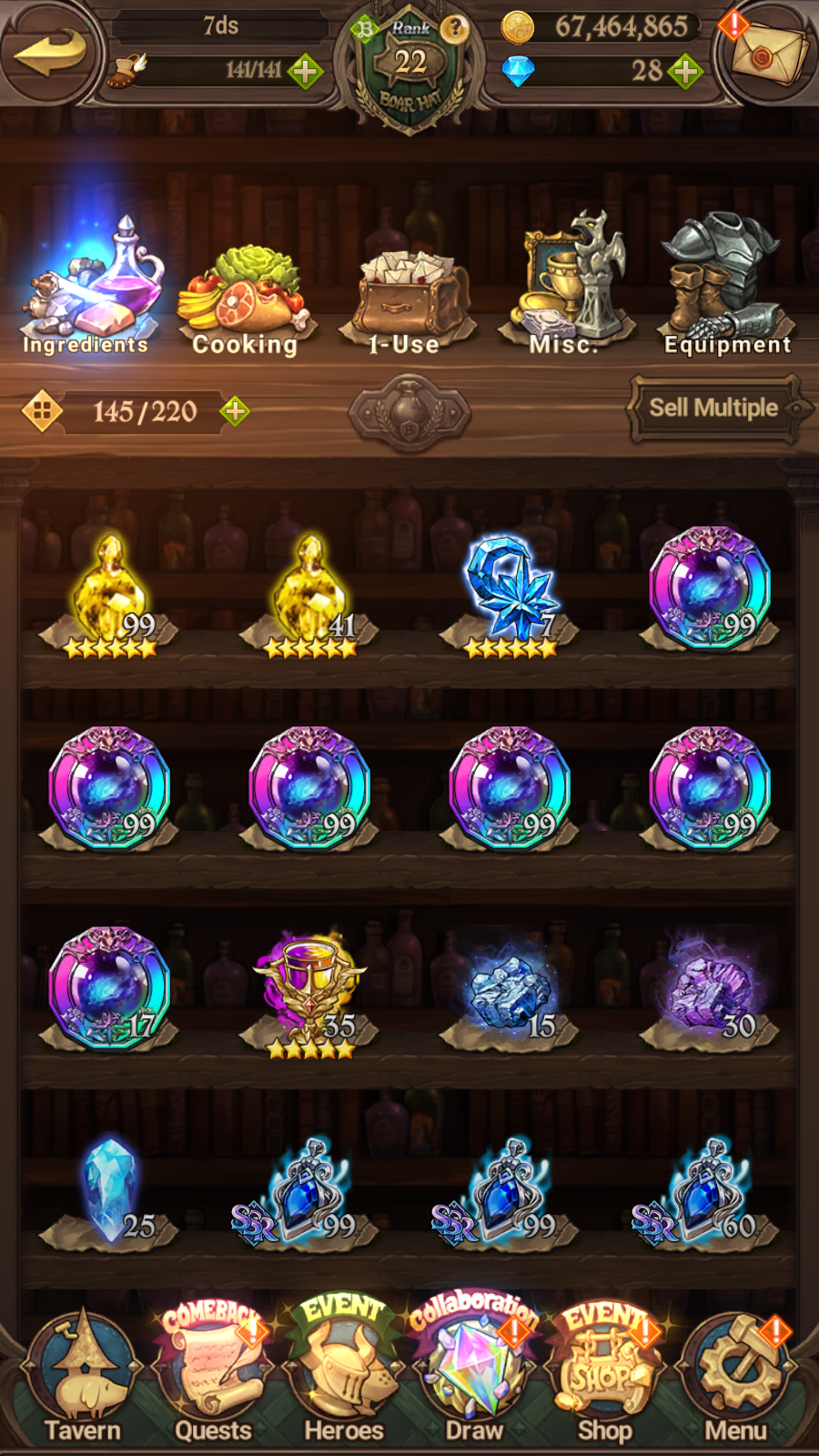 [GLOBAL] 6/6 Purgatory 6/6 Elizabeth++ 7DS Seven Deadly Sins: Grand Cross Resource Starter Account-Mobile Games Starter