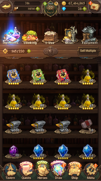 [GLOBAL] 6/6 Purgatory 6/6 Elizabeth++ 7DS Seven Deadly Sins: Grand Cross Resource Starter Account-Mobile Games Starter