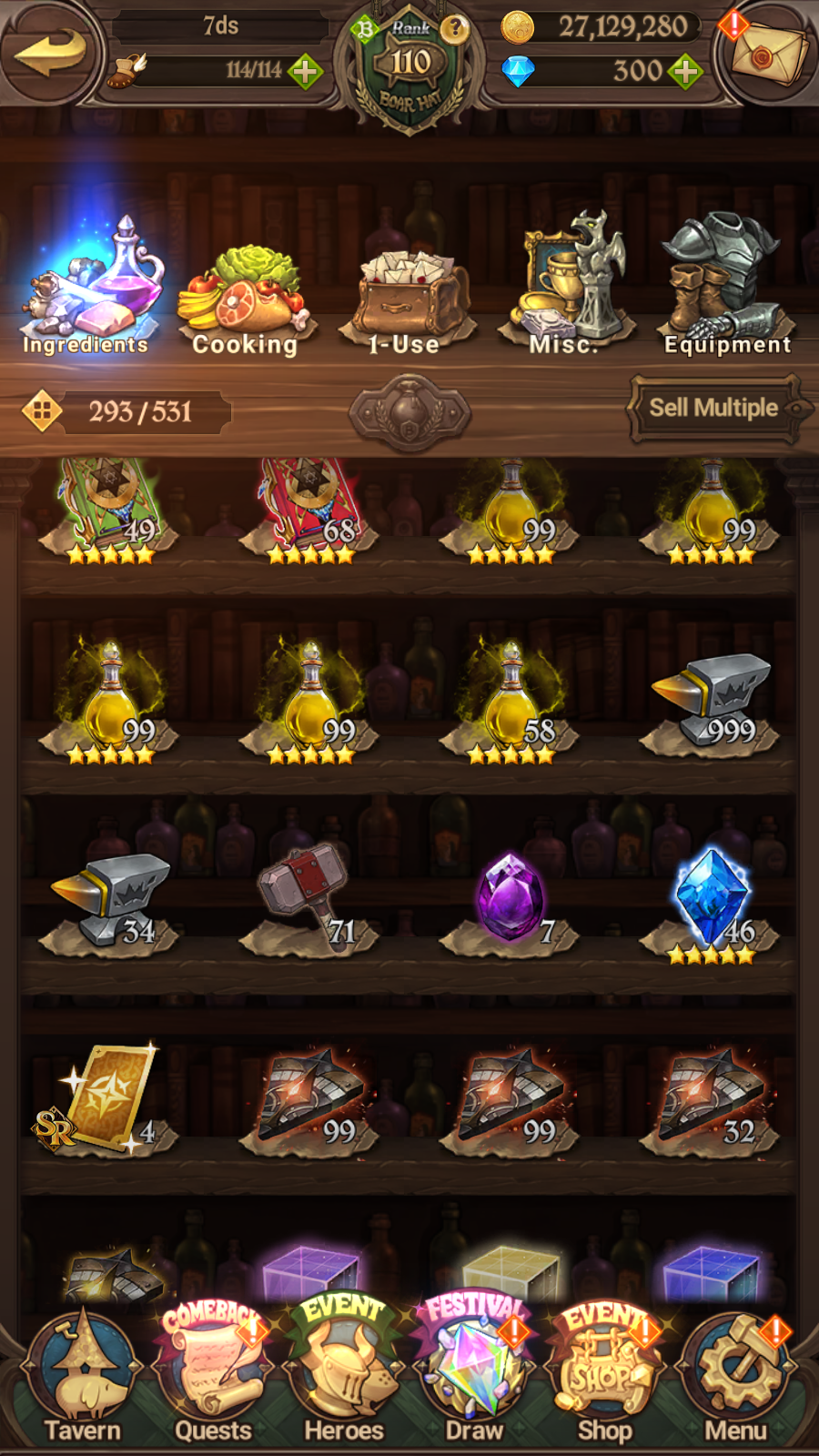 [GLOBAL] 6/6 Purgatory Meliodas++ 7DS Seven Deadly Sins: Grand Cross Endgame Account-Mobile Games Starter