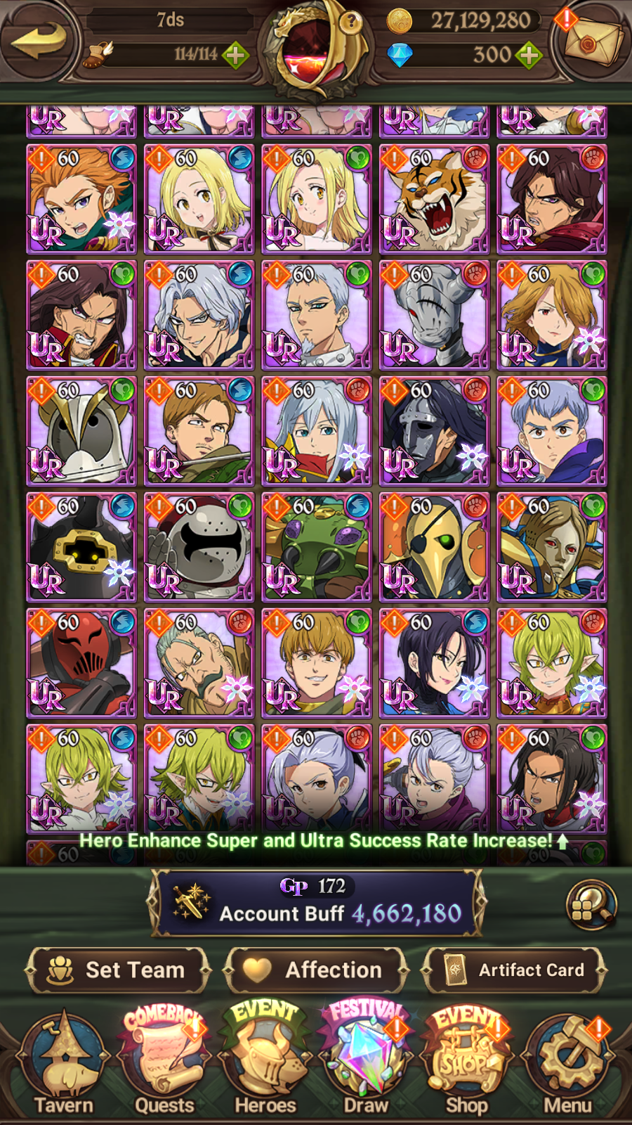 [GLOBAL] 6/6 Purgatory Meliodas++ 7DS Seven Deadly Sins: Grand Cross Endgame Account-Mobile Games Starter