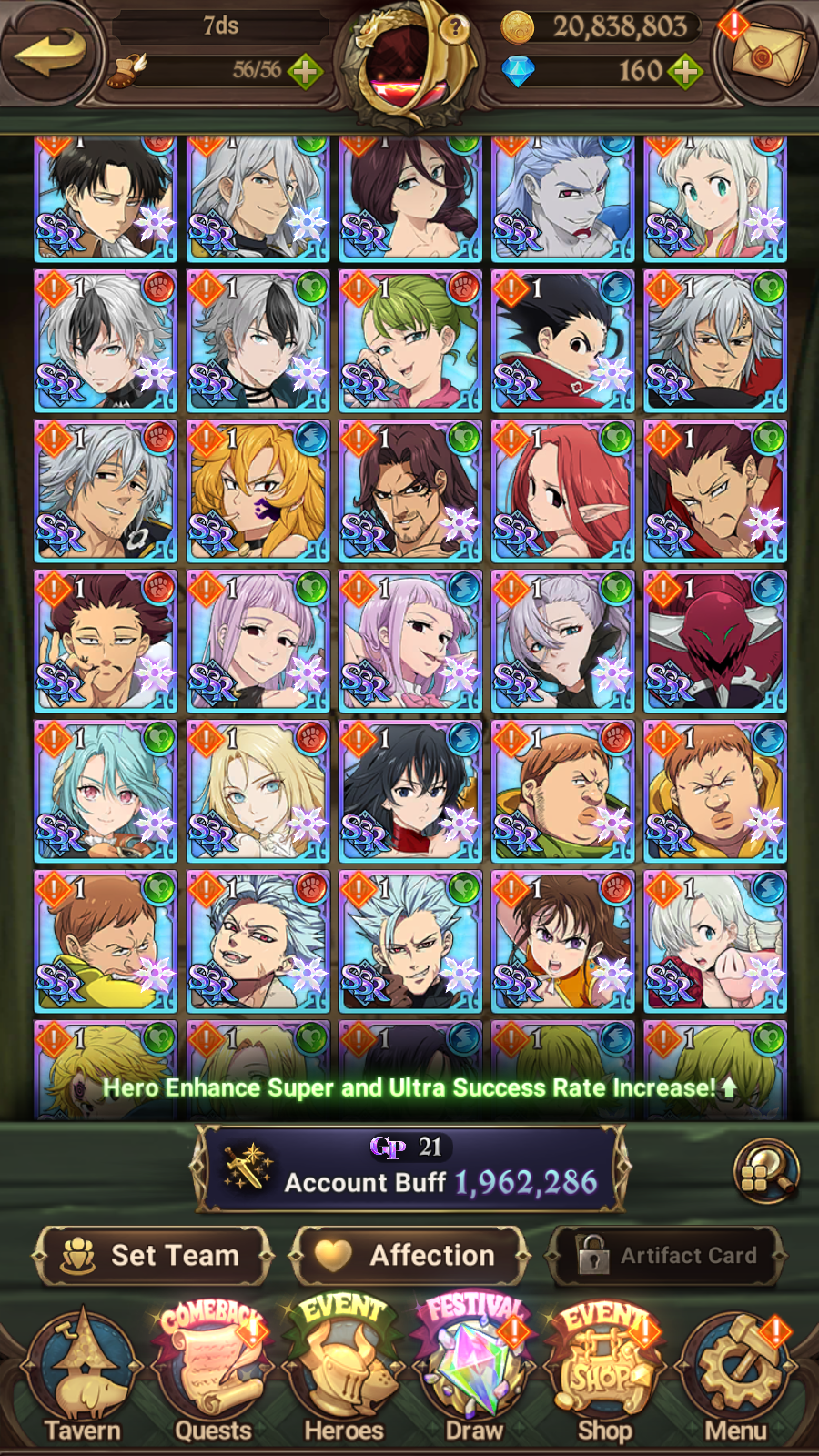 [GLOBAL] 6/6 Purgatory Meliodas ++ 7DS Seven Deadly Sins: Grand Cross Resource Starter Account-Mobile Games Starter