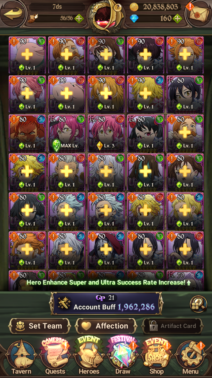 [GLOBAL] 6/6 Purgatory Meliodas ++ 7DS Seven Deadly Sins: Grand Cross Resource Starter Account-Mobile Games Starter