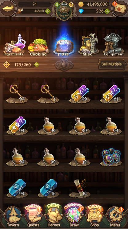 [GLOBAL] 6/6 Shield Hero Naofumi Raphtalia Filo + 4/6 Ultimate Escanor++ 7DS Seven Deadly Sins: Grand Cross Resource Starter Account-Mobile Games Starter