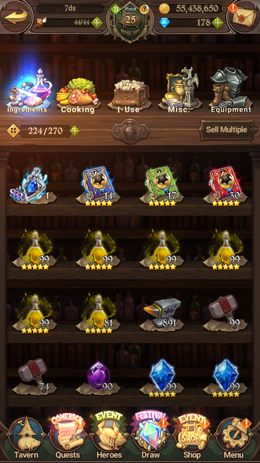 [GLOBAL] 6/6 Transcendent Ban 5/6 Ultimate Escanor 6/6 Elizabeth 6/6 Purgatory Meliodas++ 7DS Seven Deadly Sins: Grand Cross Resource Starter Account-Mobile Games Starter