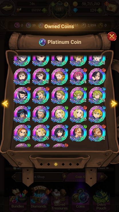 [GLOBAL] 6/6 Transcendent Ban 6/6 Purgatory Meliodas Ultimate Escanor Elizabeth++ 7DS Seven Deadly Sins: Grand Cross Resource Starter Account-Mobile Games Starter