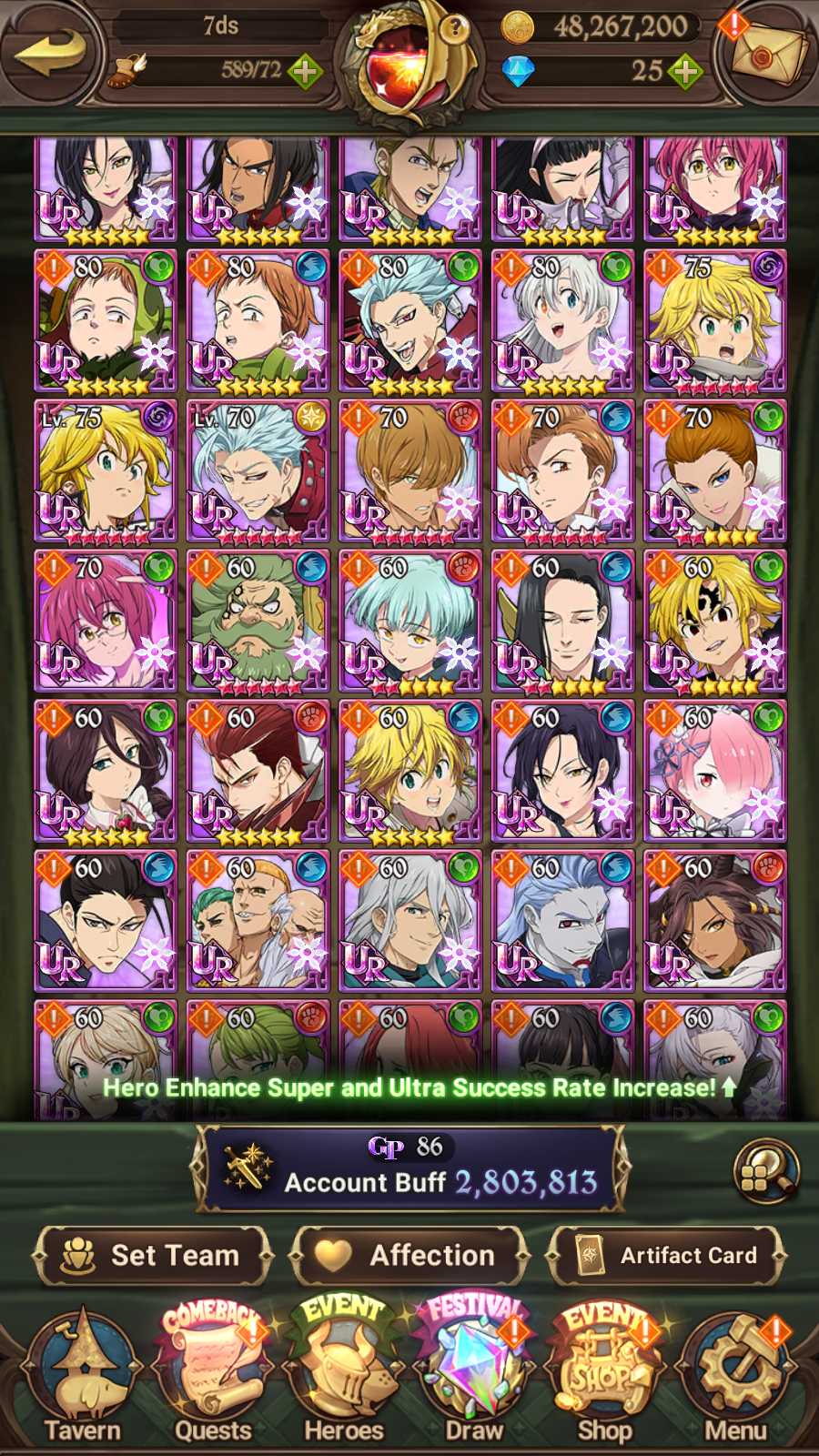[GLOBAL] 6/6 Transcendent Ban 6/6 Traitor Meliodas++ 7DS Seven Deadly Sins: Grand Cross Resource Starter Account-Mobile Games Starter