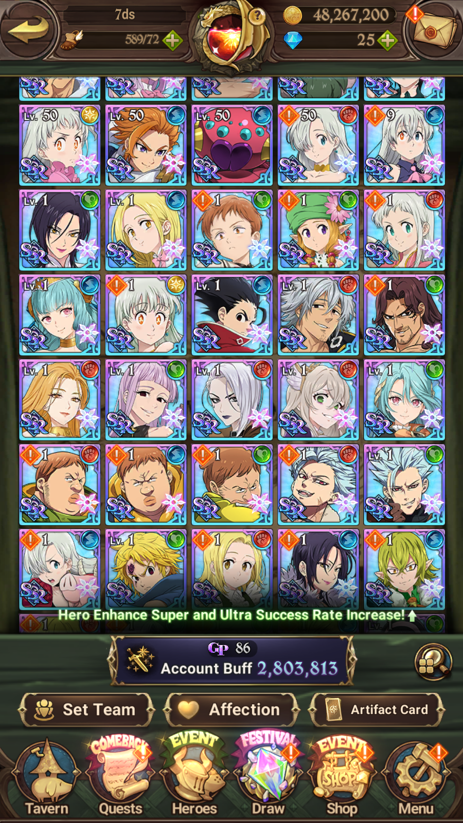 [GLOBAL] 6/6 Transcendent Ban 6/6 Traitor Meliodas++ 7DS Seven Deadly Sins: Grand Cross Resource Starter Account-Mobile Games Starter