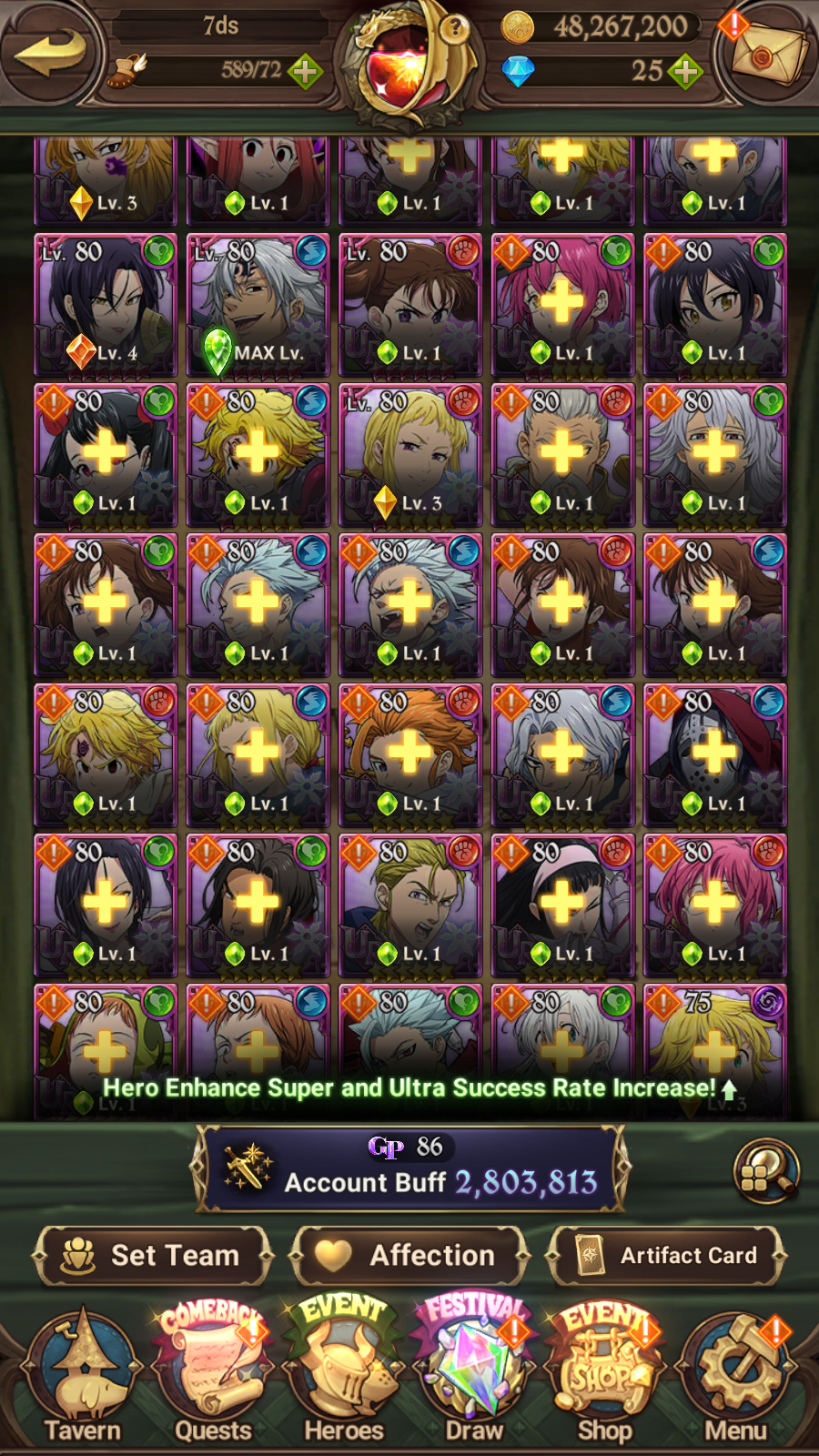 [GLOBAL] 6/6 Transcendent Ban 6/6 Traitor Meliodas++ 7DS Seven Deadly Sins: Grand Cross Resource Starter Account-Mobile Games Starter