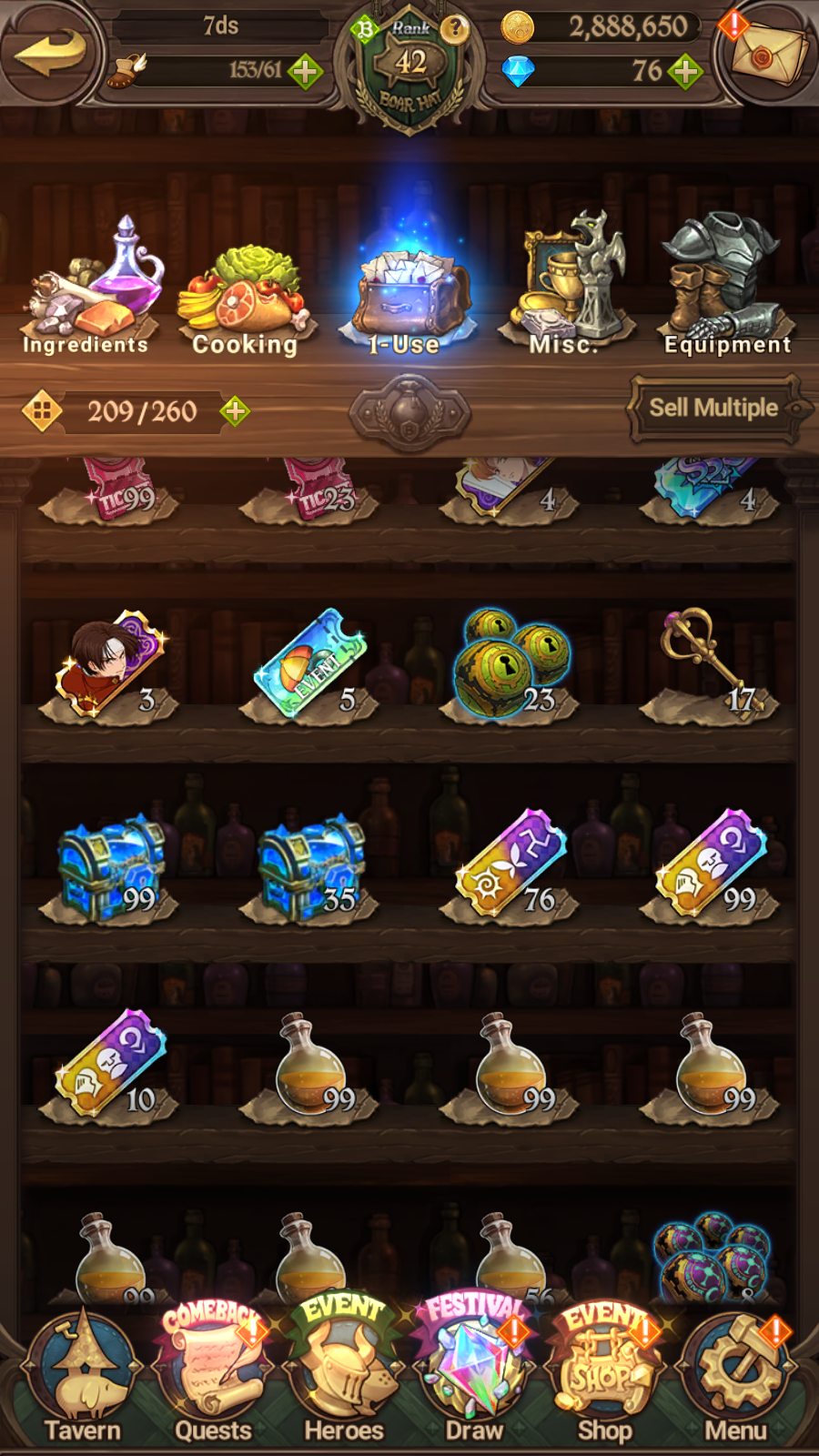 [GLOBAL] 6/6 Ultimate Escanor 6/6 Purgatory Meliodas++ 7DS Seven Deadly Sins: Grand Cross Resource Starter Account-Mobile Games Starter