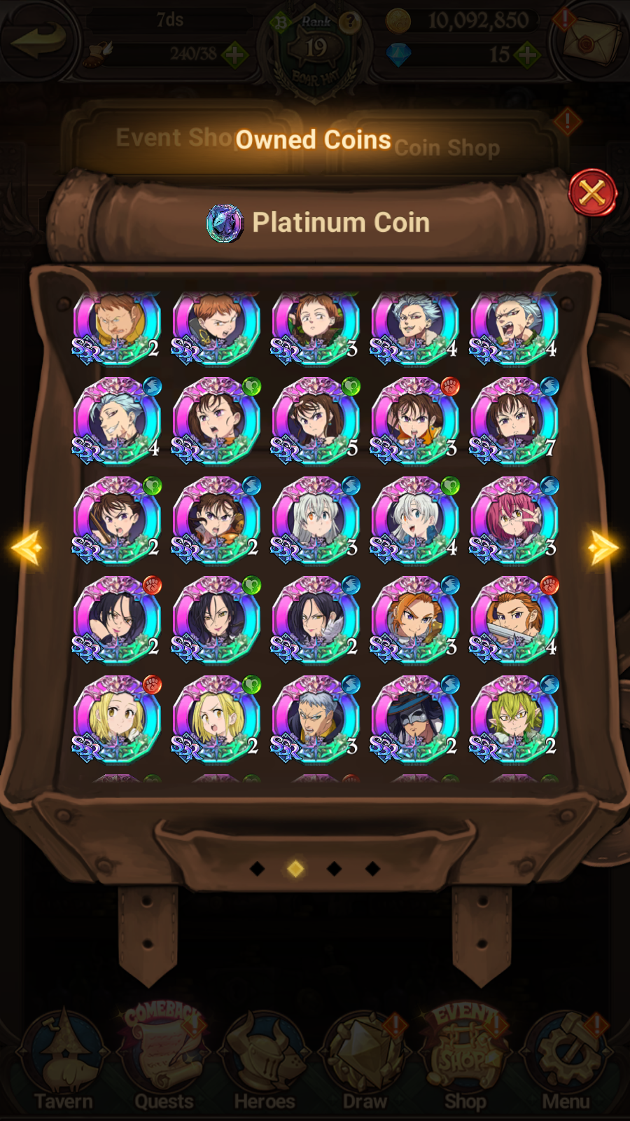 [GLOBAL] 6/6 Ultimate Escanor++ 7DS Seven Deadly Sins: Grand Cross Resource Starter Account-Mobile Games Starter