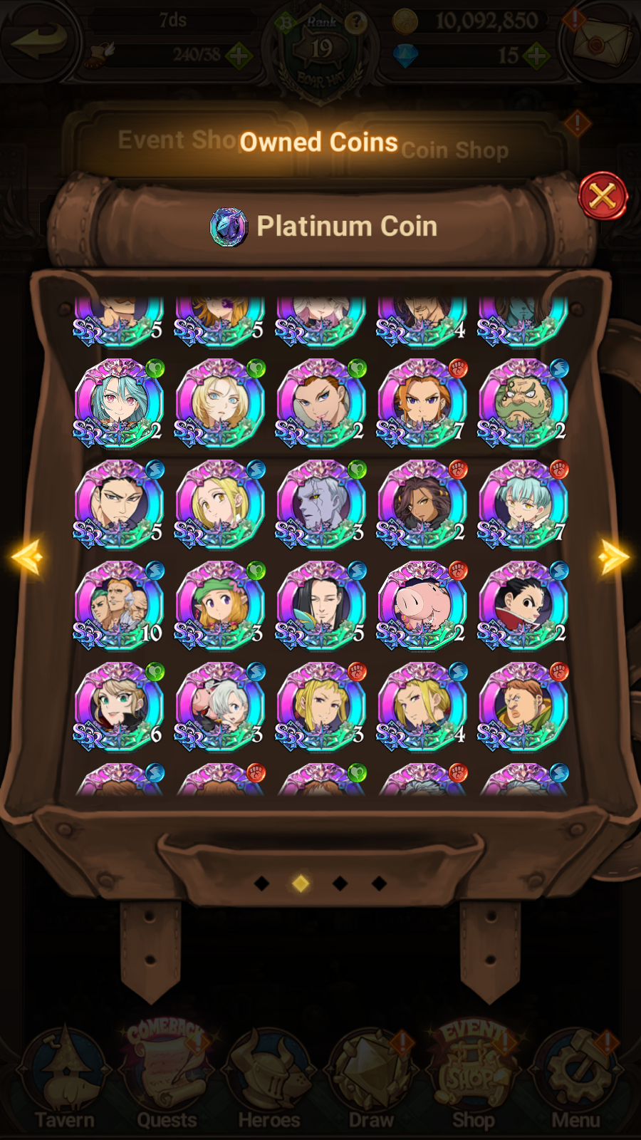 [GLOBAL] 6/6 Ultimate Escanor++ 7DS Seven Deadly Sins: Grand Cross Resource Starter Account-Mobile Games Starter