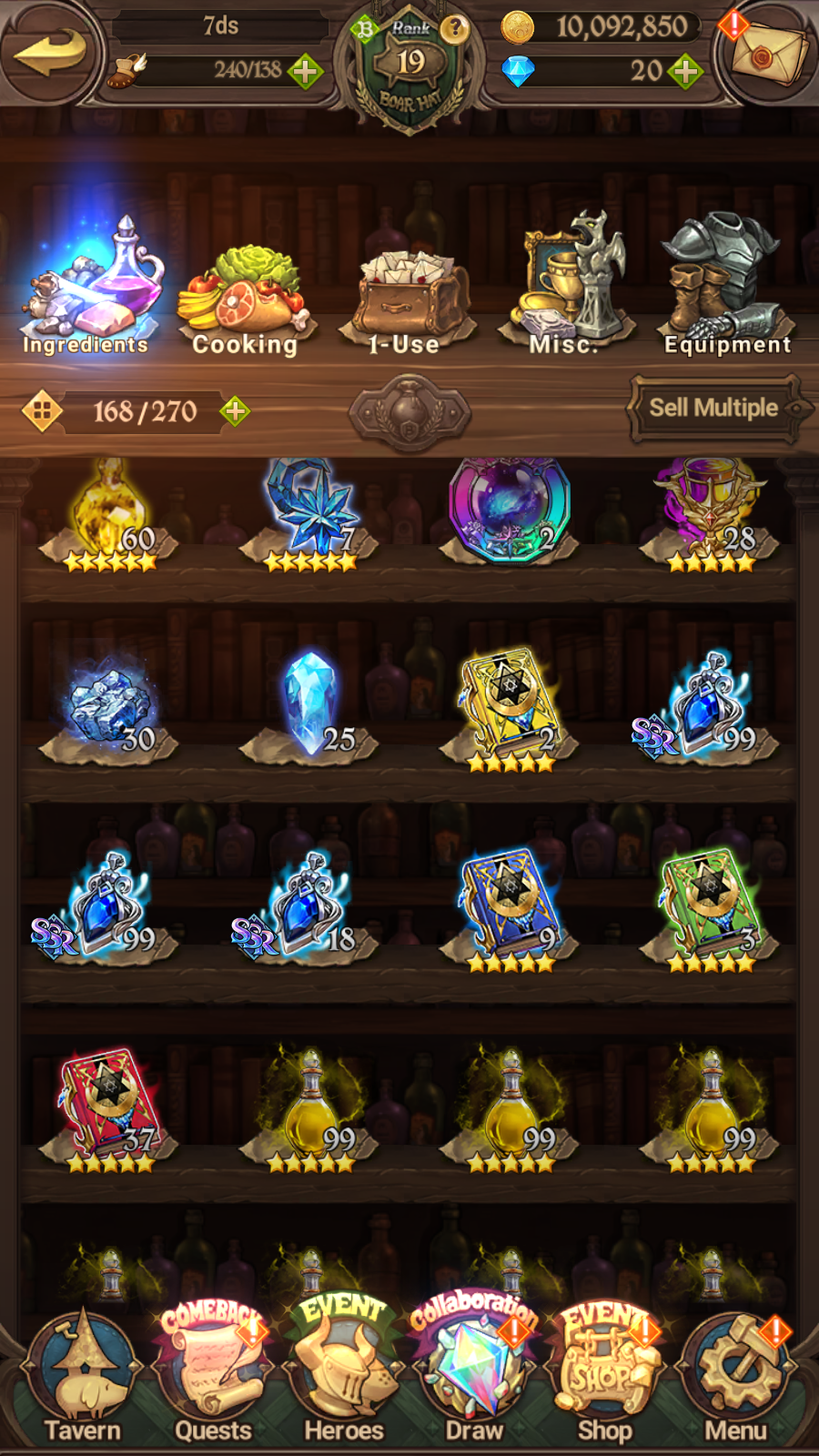 [GLOBAL] 6/6 Ultimate Escanor++ 7DS Seven Deadly Sins: Grand Cross Resource Starter Account-Mobile Games Starter