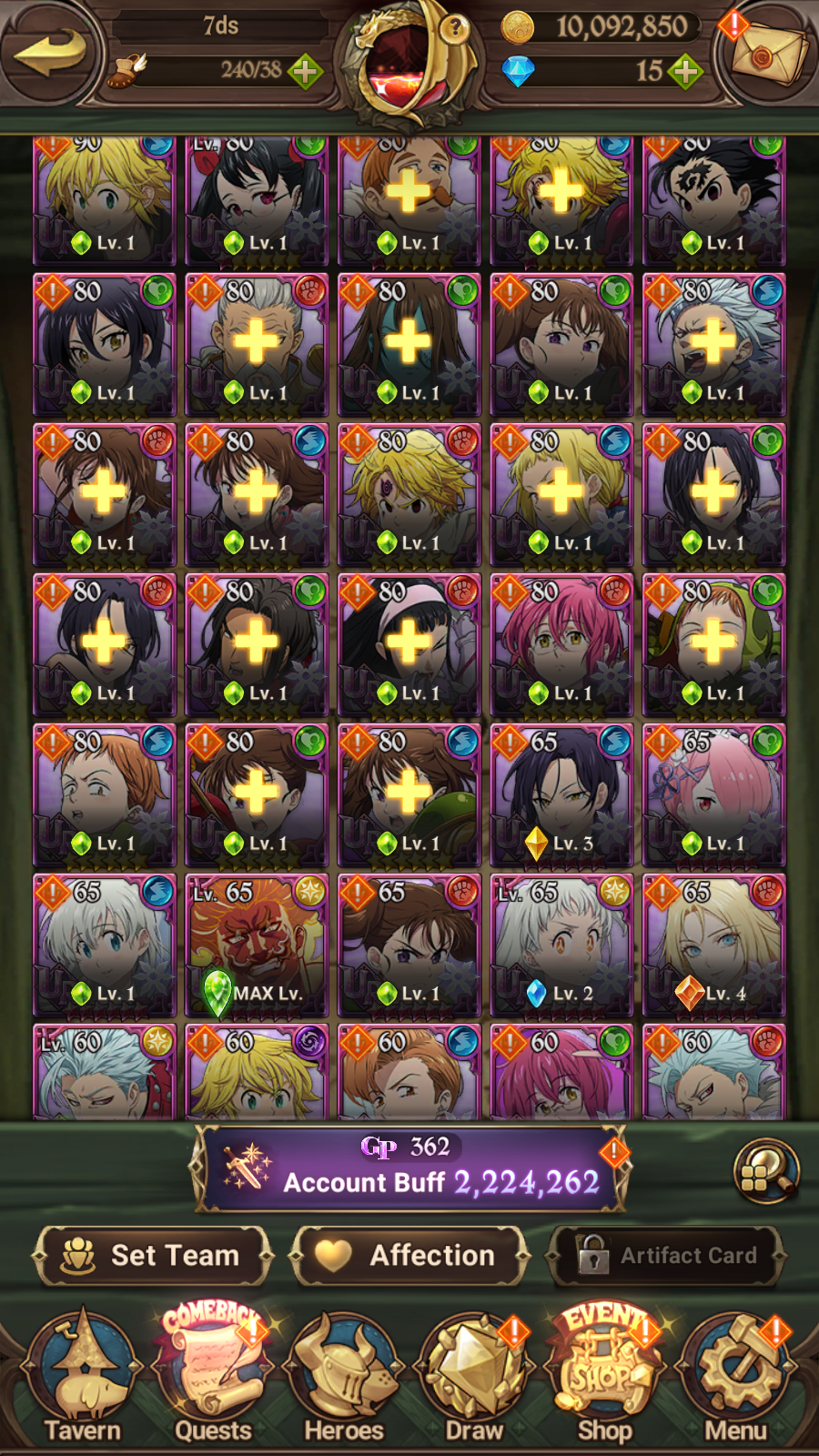 [GLOBAL] 6/6 Ultimate Escanor++ 7DS Seven Deadly Sins: Grand Cross Resource Starter Account-Mobile Games Starter