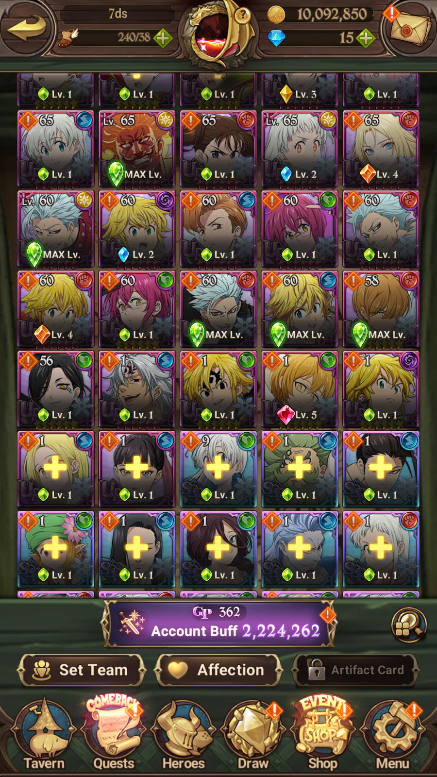 [GLOBAL] 6/6 Ultimate Escanor++ 7DS Seven Deadly Sins: Grand Cross Resource Starter Account-Mobile Games Starter