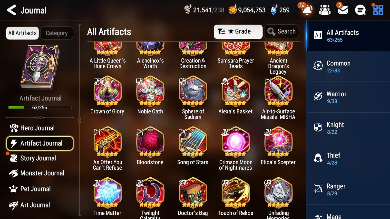 [GLOBAL] Epic 7 Seven 10ML + 25 4★ ML Witch of the Mere Tenebria Belian Zio +20 speed++ 10-10 Account-Mobile Games Starter