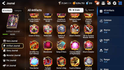 [GLOBAL] Epic 7 Seven 10ML + 25 4★ ML Witch of the Mere Tenebria Belian Zio +20 speed++ 10-10 Account-Mobile Games Starter