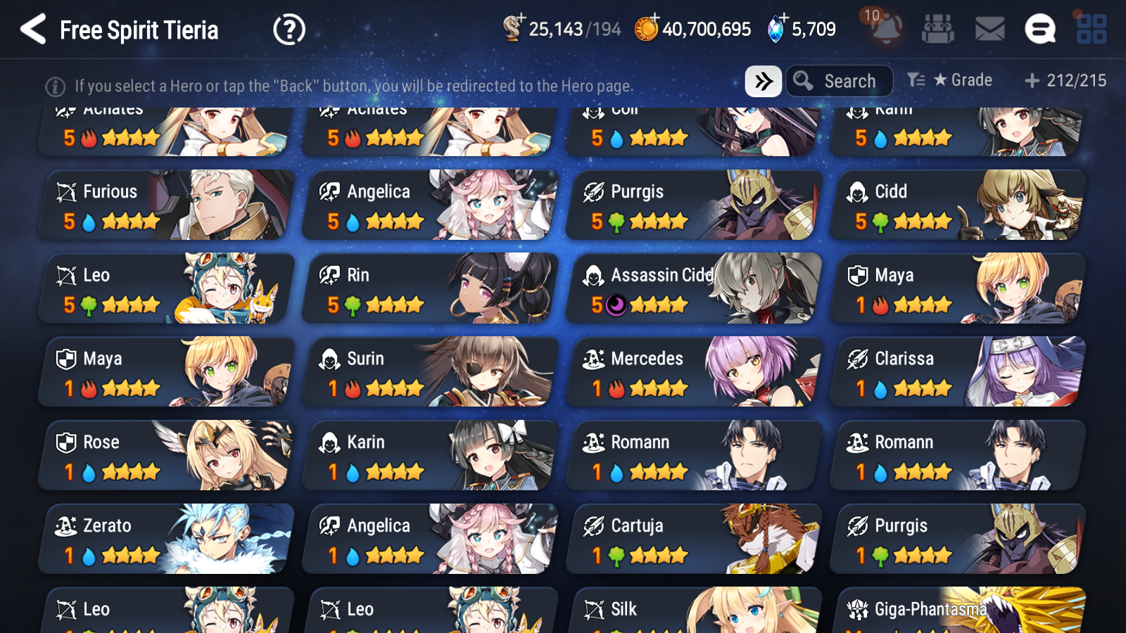 [GLOBAL] Epic 7 Seven 10ML + 26 4★ ML Lady of the Scales New Moon Luna Zio Iseria Kawerik Elena Basar +20 Speed 10-10 Account-Mobile Games Starter