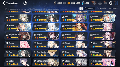 [GLOBAL] Epic 7 Seven 10ML + 27 4★ ML Witch of the Mere Tenebria Hellion Lua Conqueror Lilias Straze Belian Apocalypse Ravi +20 speed++ 10-10 Account-Mobile Games Starter