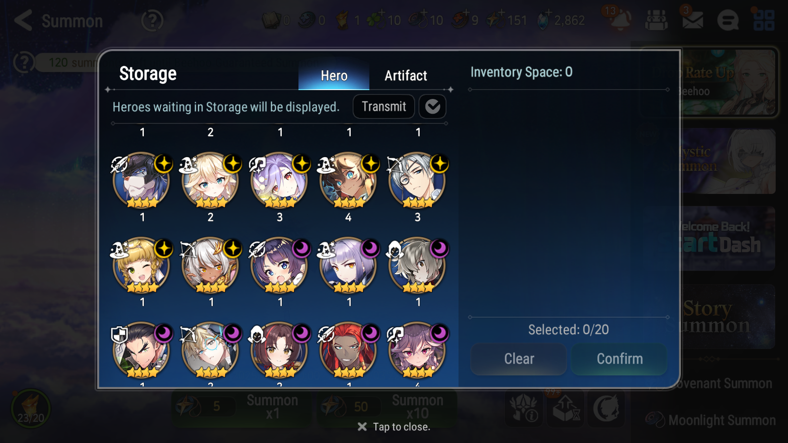 [GLOBAL] Epic 7 Seven 10ML + 27 4★ ML Witch of the Mere Tenebria Hellion Lua Conqueror Lilias Straze Belian Apocalypse Ravi +20 speed++ 10-10 Account-Mobile Games Starter