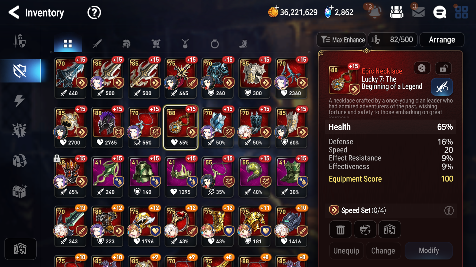 [GLOBAL] Epic 7 Seven 10ML + 27 4★ ML Witch of the Mere Tenebria Hellion Lua Conqueror Lilias Straze Belian Apocalypse Ravi +20 speed++ 10-10 Account-Mobile Games Starter