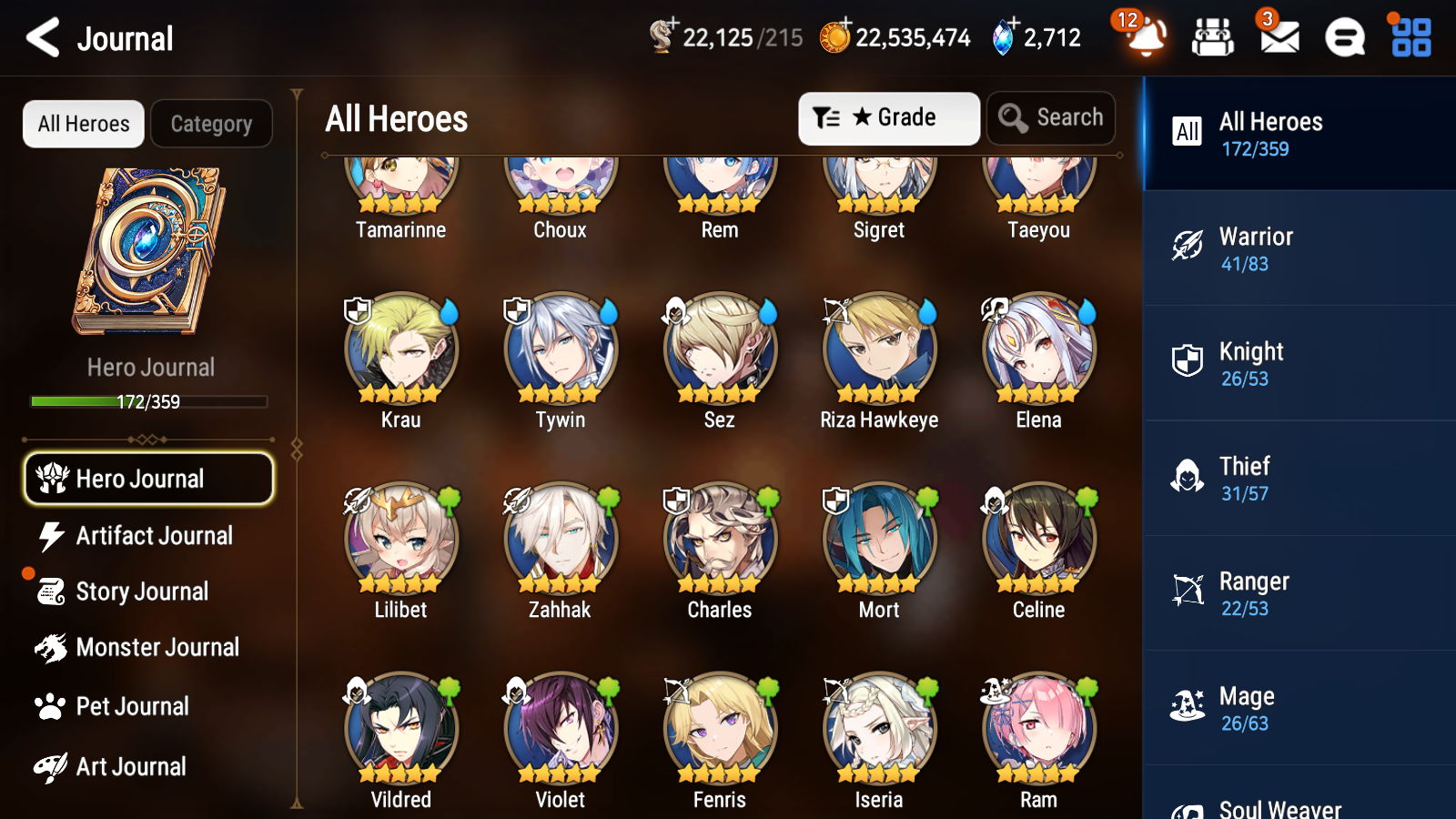 [GLOBAL] Epic 7 Seven 10ML + 29 4★ ML New Moon Luna Successor Taeyou Belian Rem+20 speed++ 10-10 Account-Mobile Games Starter