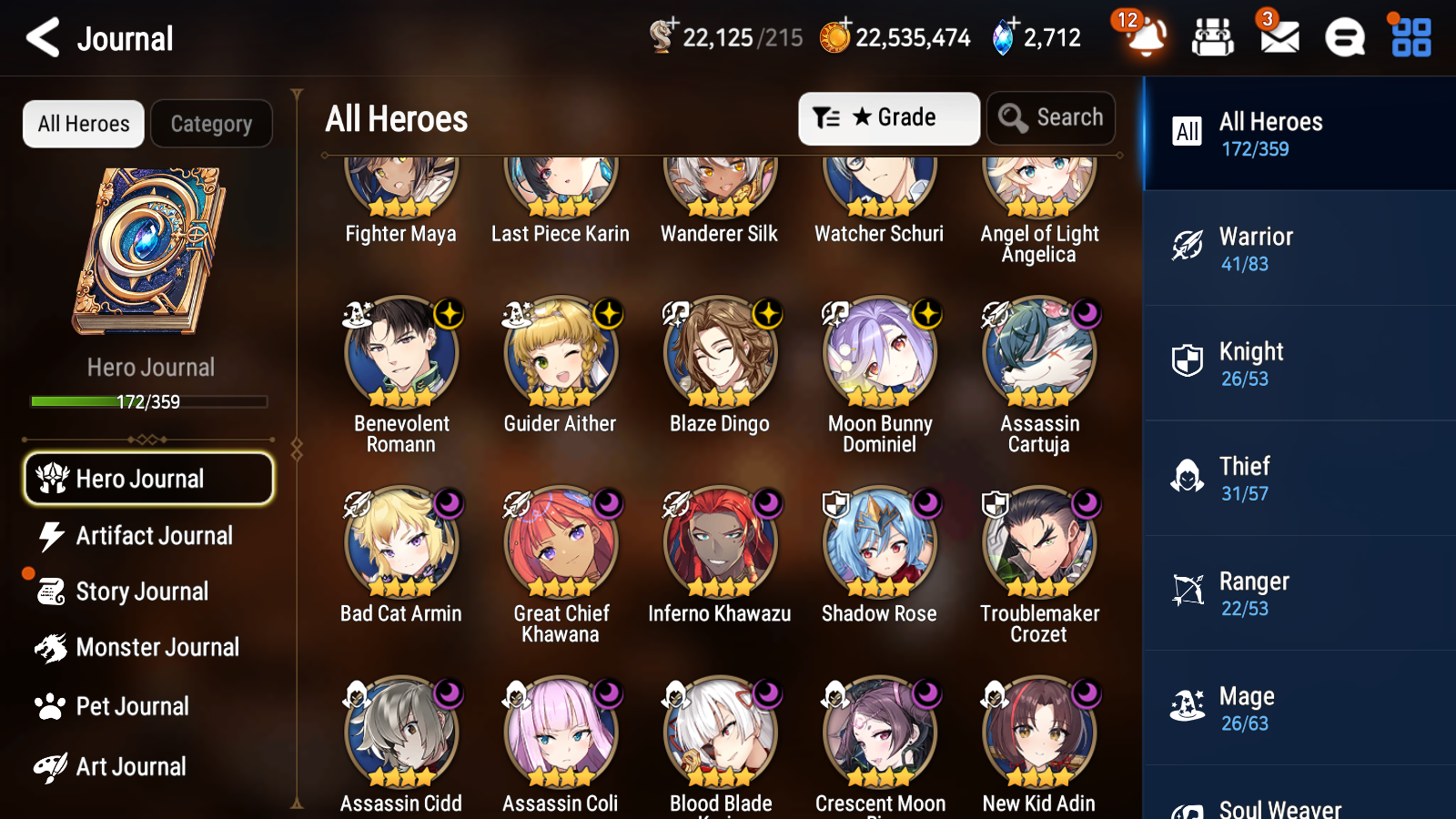 [GLOBAL] Epic 7 Seven 10ML + 29 4★ ML New Moon Luna Successor Taeyou Belian Rem+20 speed++ 10-10 Account-Mobile Games Starter