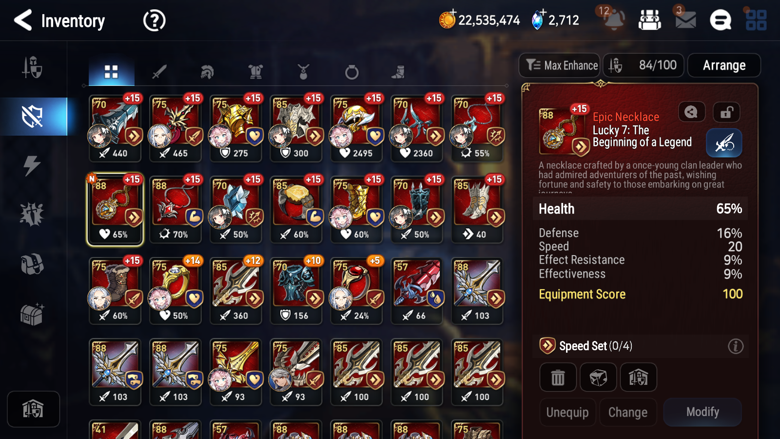 [GLOBAL] Epic 7 Seven 10ML + 29 4★ ML New Moon Luna Successor Taeyou Belian Rem+20 speed++ 10-10 Account-Mobile Games Starter