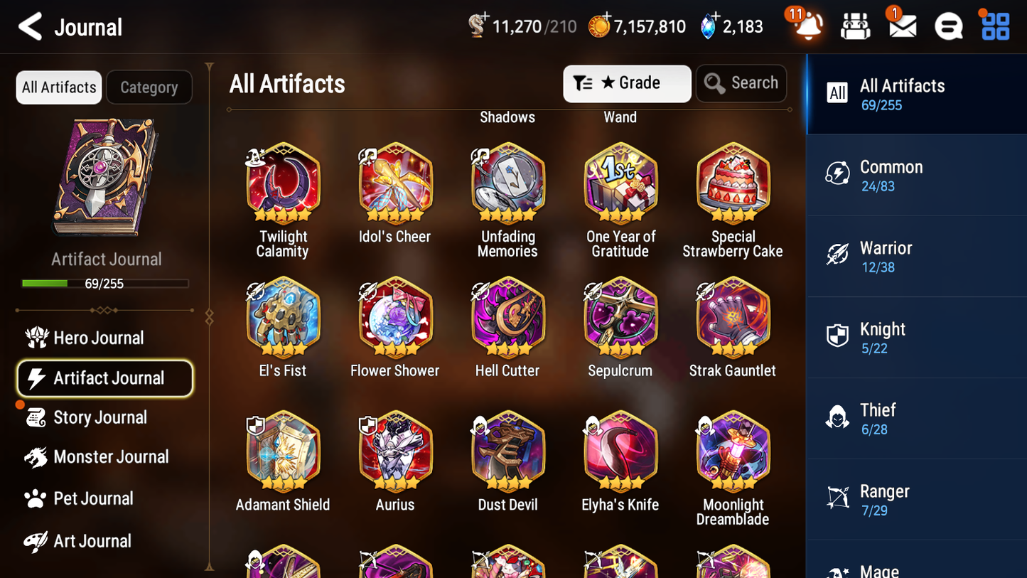 [GLOBAL] Epic 7 Seven 10ML + 30 4★ ML(lots dups) Harsetti Hellion Lua New Moon Luna Sea Phantom Politis Charles Archdemon's Shadow Martial Artist Ken Holiday Yufine+20 Speed 10-10 Account-Mobile Games Starter
