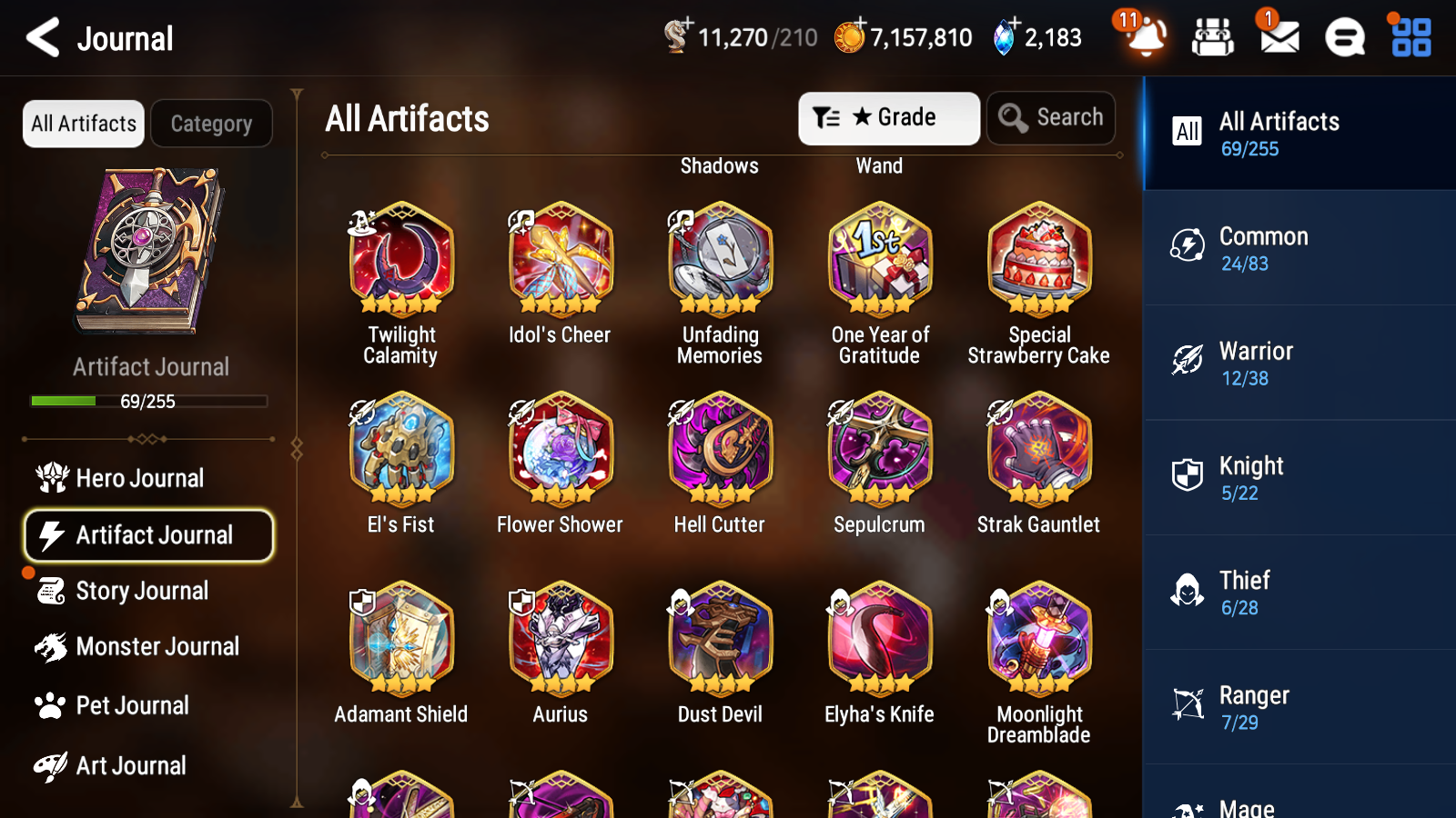 [GLOBAL] Epic 7 Seven 10ML + 30 4★ ML(lots dups) Harsetti Hellion Lua New Moon Luna Sea Phantom Politis Charles Archdemon's Shadow Martial Artist Ken Holiday Yufine+20 Speed 10-10 Account-Mobile Games Starter