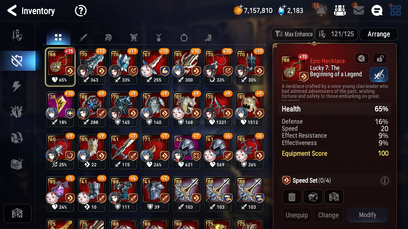 [GLOBAL] Epic 7 Seven 10ML + 30 4★ ML(lots dups) Harsetti Hellion Lua New Moon Luna Sea Phantom Politis Charles Archdemon's Shadow Martial Artist Ken Holiday Yufine+20 Speed 10-10 Account-Mobile Games Starter