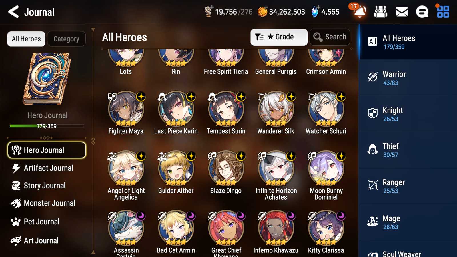 [GLOBAL] Epic 7 Seven 10ML + 33 4★ ML(lots dups) Hellion Lua Dragon Bride Senya Apocalypse Ravi Archdemon's Shadow Ruele Diene+skin+20 Speed 10-10 Account-Mobile Games Starter