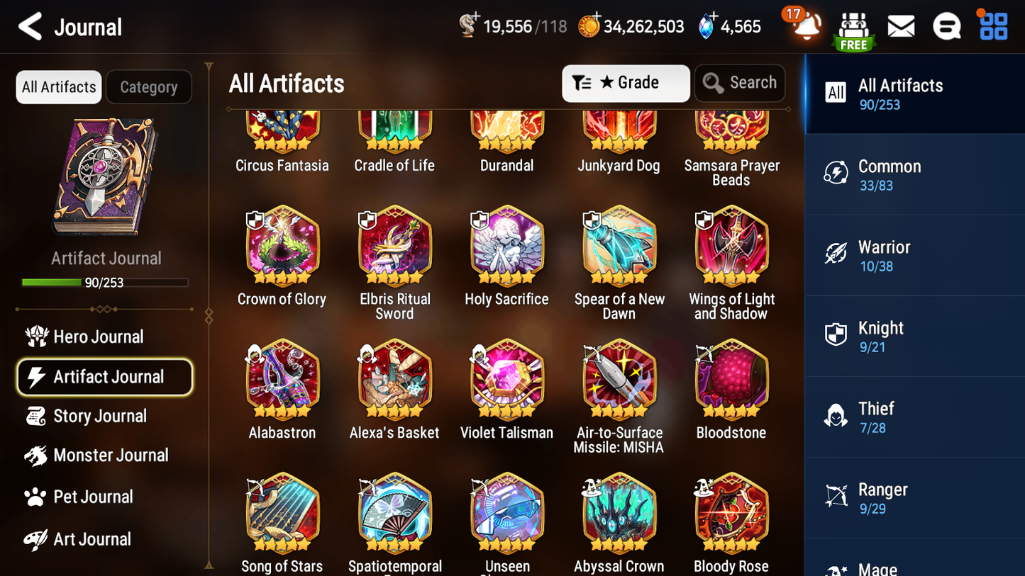 [GLOBAL] Epic 7 Seven 9ML + 33 4★ ML(lots dups) Dragon Bride Senya Apocalypse Ravi Archdemon's Shadow Ruele Diene+skin 10-10 Account-Mobile Games Starter