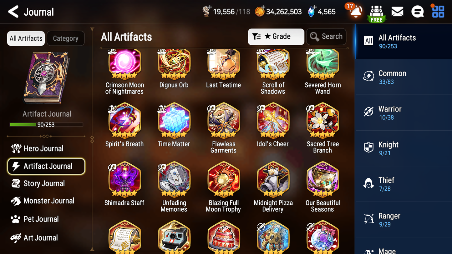 [GLOBAL] Epic 7 Seven 9ML + 33 4★ ML(lots dups) Dragon Bride Senya Apocalypse Ravi Archdemon's Shadow Ruele Diene+skin 10-10 Account-Mobile Games Starter