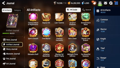 [GLOBAL] Epic 7 Seven 9ML + 33 4★ ML(lots dups) Dragon Bride Senya Apocalypse Ravi Archdemon's Shadow Ruele Diene+skin 10-10 Account-Mobile Games Starter
