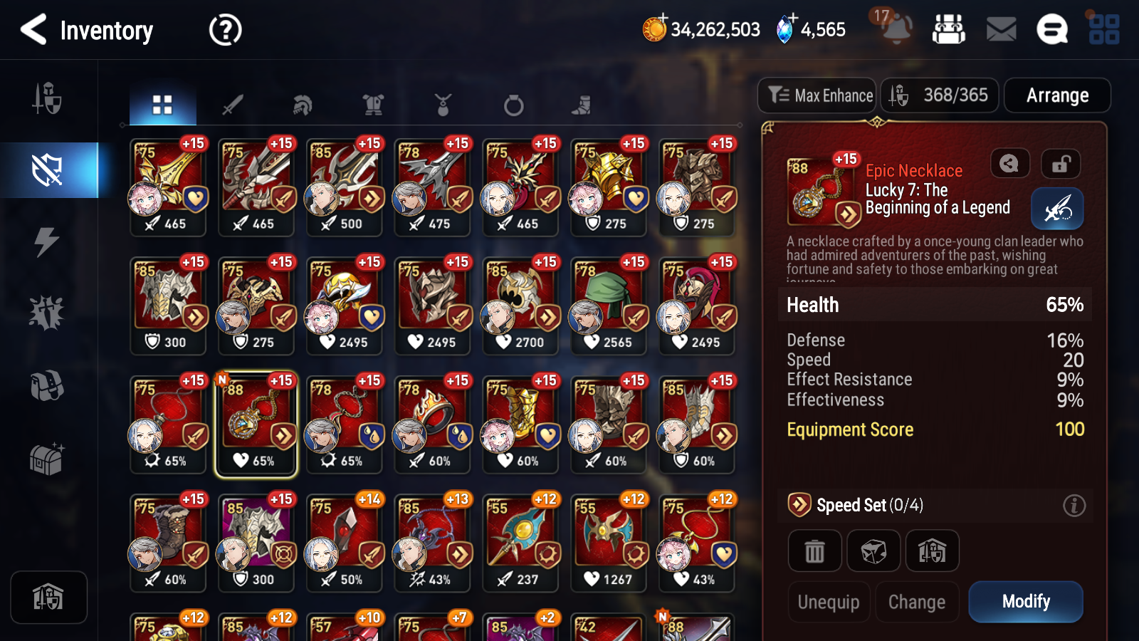 [GLOBAL] Epic 7 Seven 10ML + 33 4★ ML(lots dups) Hellion Lua Dragon Bride Senya Apocalypse Ravi Archdemon's Shadow Ruele Diene+skin+20 Speed 10-10 Account-Mobile Games Starter