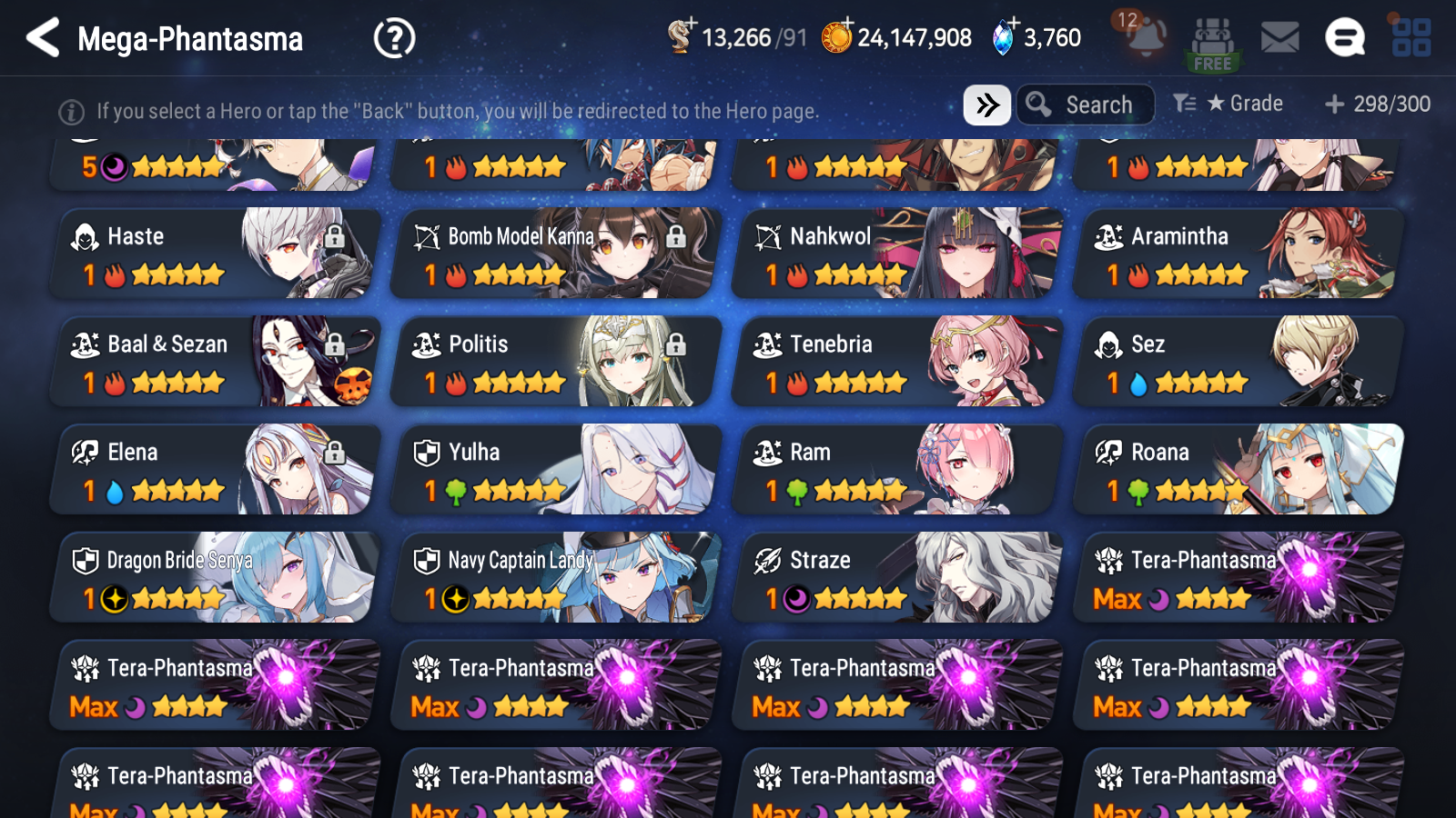 [GLOBAL] Epic 7 Seven 10ML + 34 4★ ML(lots dups) + 30 ML Coin Hellion Lua Navy Captain Landy Dragon Bride Senya Zio Straze Rimuru Seaside Bellona 10-10 Account-Mobile Games Starter