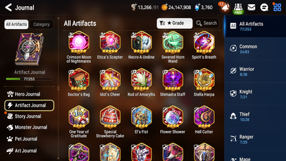 [GLOBAL] Epic 7 Seven 10ML + 34 4★ ML(lots dups) + 30 ML Coin Hellion Lua Navy Captain Landy Dragon Bride Senya Zio Straze Rimuru Seaside Bellona 10-10 Account-Mobile Games Starter