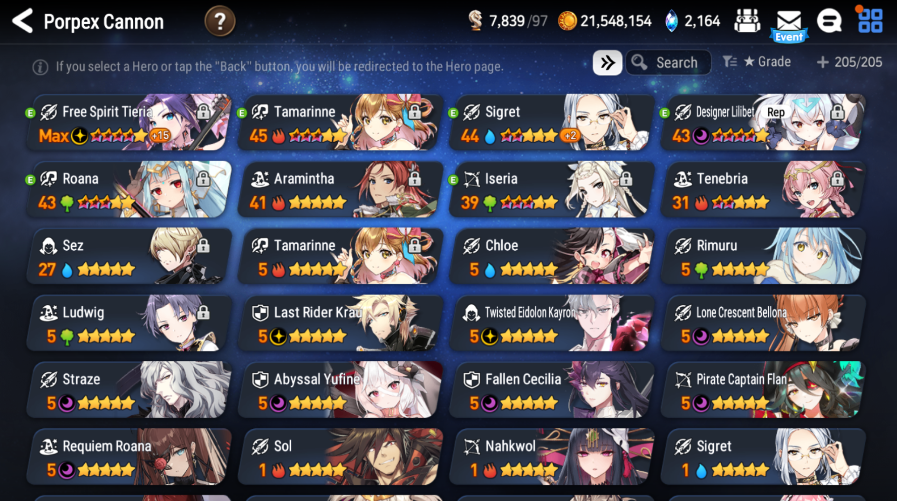 [Global] Epic 7 Seven 10ML+27 4*ML Abyssal Yufine Straze Kise Krau Kayron Bellona Cecilia Flan Roana Designer Lilibet Rimuru 10-10 Account-Mobile Games Starter