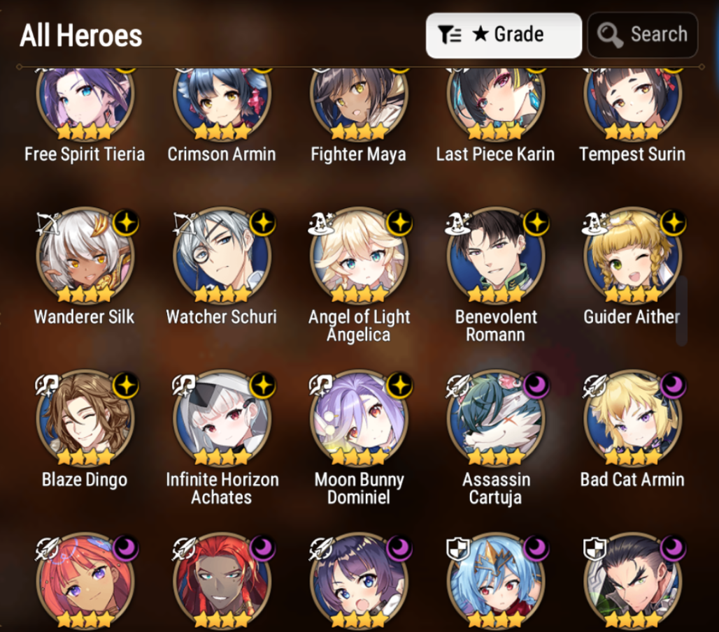 [Global] Epic 7 Seven 10ML+30 4*ML Abyssal Yufine Straze Belian Apocalypse Ravi Requiem Roana 10-10 Account-Mobile Games Starter