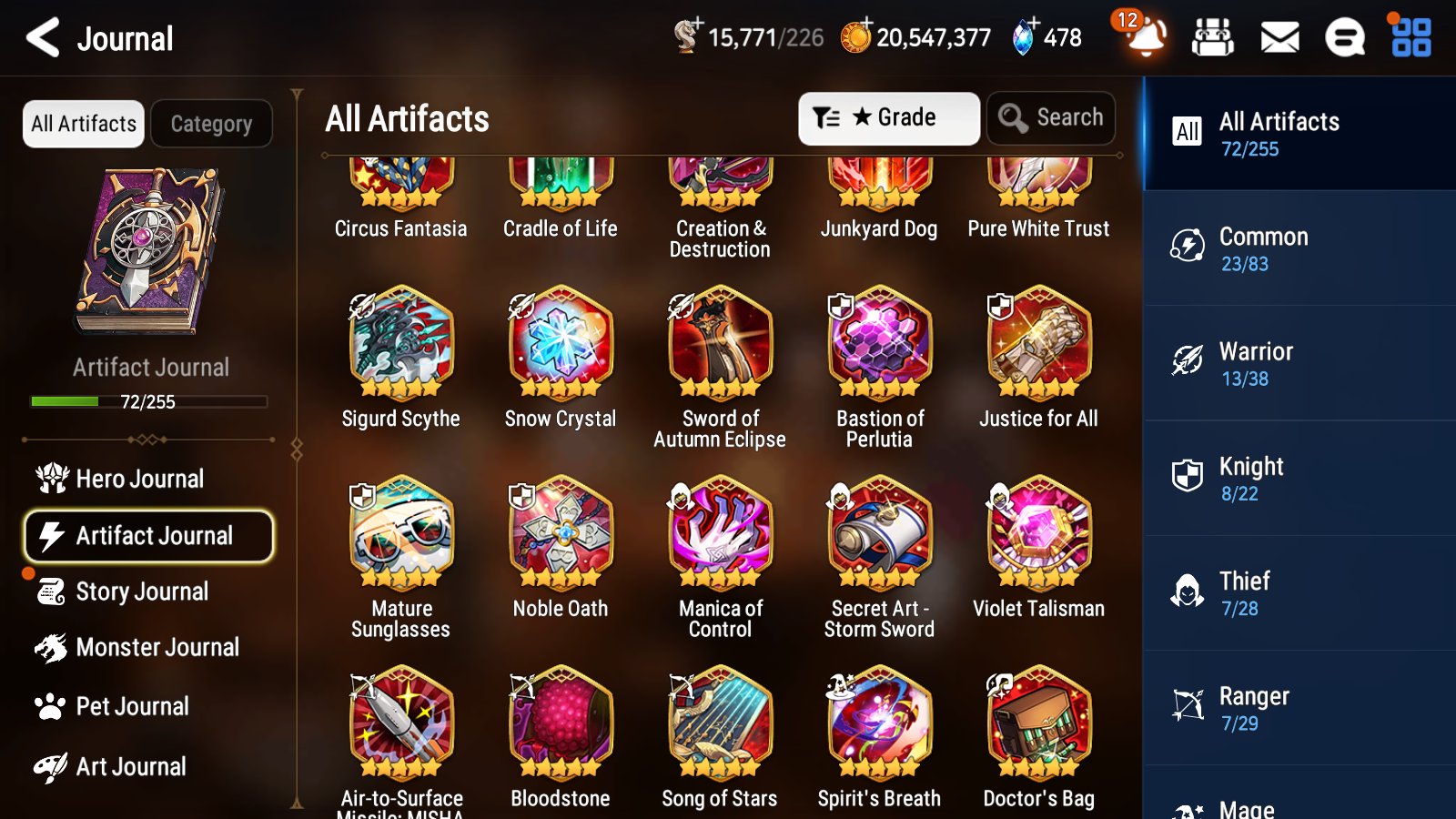 [GLOBAL] Epic 7 Seven 11ML + 24 4★ ML Lone Wolf Peira Abyssal Yufine ++20 speed++ 10-10 Account-Mobile Games Starter