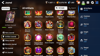 [GLOBAL] Epic 7 Seven 10ML + 26 4★ ML(lots dups) + 30 ML Coin Bystander Hwayoung Hellion Lua Navy Captain Landy Solitaria Top Model Luluca Kise Remnant Violet Cerise Diene 10-10 Account-Mobile Games Starter