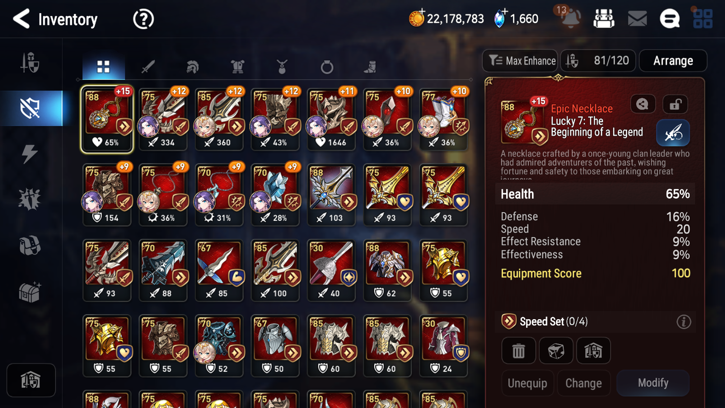 [GLOBAL] Epic 7 Seven 11ML + 27 4★ ML(lots dups) + 30 ML Coin Bystander Hwayoung Hellion Lua Navy Captain Landy Solitaria Top Model Luluca Kise Remnant Violet Cerise Diene+20 speed 10-10 Account-Mobile Games Starter