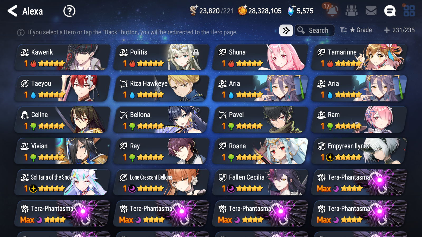 [GLOBAL] Epic 7 Seven 11ML + 32 4★ ML(lots dups) Hellion Lua Empyrean Ilynav Belian Lionheart Cermia Remnant Violet Sez Rimuru+20 Speed 10-10 Account-Mobile Games Starter