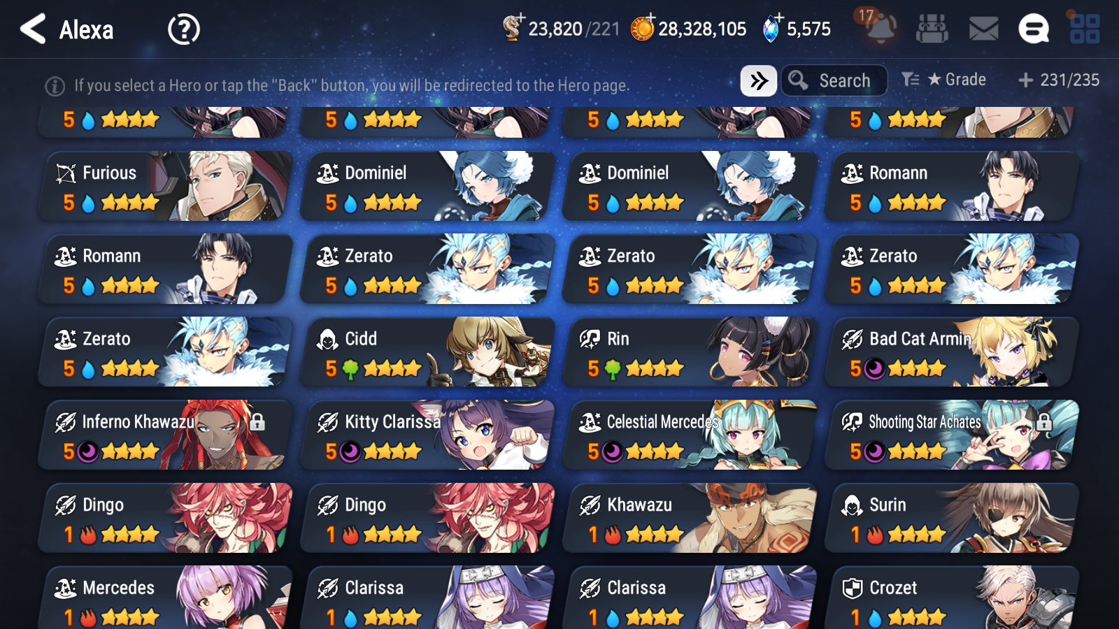[GLOBAL] Epic 7 Seven 11ML + 32 4★ ML(lots dups) Hellion Lua Empyrean Ilynav Belian Lionheart Cermia Remnant Violet Sez Rimuru+20 Speed 10-10 Account-Mobile Games Starter