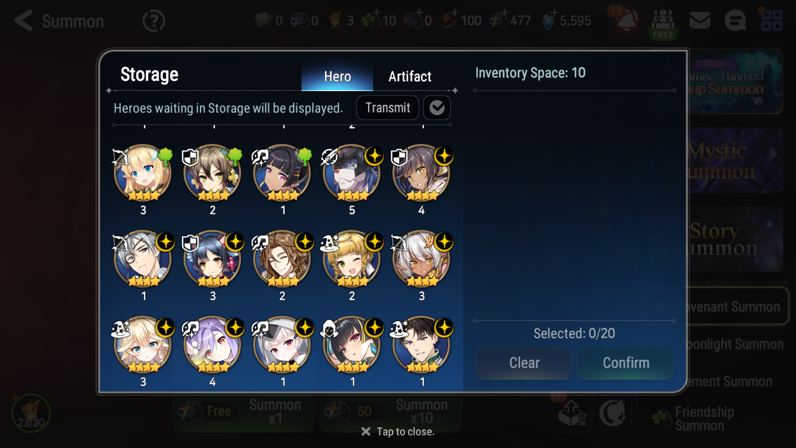 [GLOBAL] Epic 7 Seven 9ML + 32 4★ ML(lots dups) Hellion Lua Empyrean Ilynav Belian Lionheart Cermia Remnant Violet Sez Rimuru 10-10 Account-Mobile Games Starter