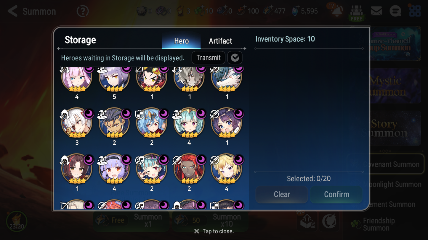 [GLOBAL] Epic 7 Seven 9ML + 32 4★ ML(lots dups) Hellion Lua Empyrean Ilynav Belian Lionheart Cermia Remnant Violet Sez Rimuru 10-10 Account-Mobile Games Starter