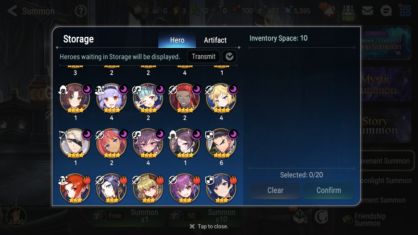 [GLOBAL] Epic 7 Seven 9ML + 32 4★ ML(lots dups) Hellion Lua Empyrean Ilynav Belian Lionheart Cermia Remnant Violet Sez Rimuru 10-10 Account-Mobile Games Starter