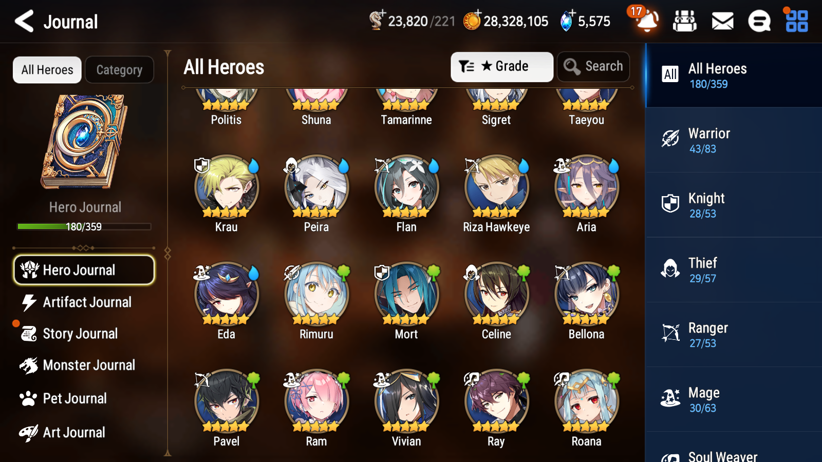 [GLOBAL] Epic 7 Seven 11ML + 32 4★ ML(lots dups) Hellion Lua Empyrean Ilynav Belian Lionheart Cermia Remnant Violet Sez Rimuru+20 Speed 10-10 Account-Mobile Games Starter
