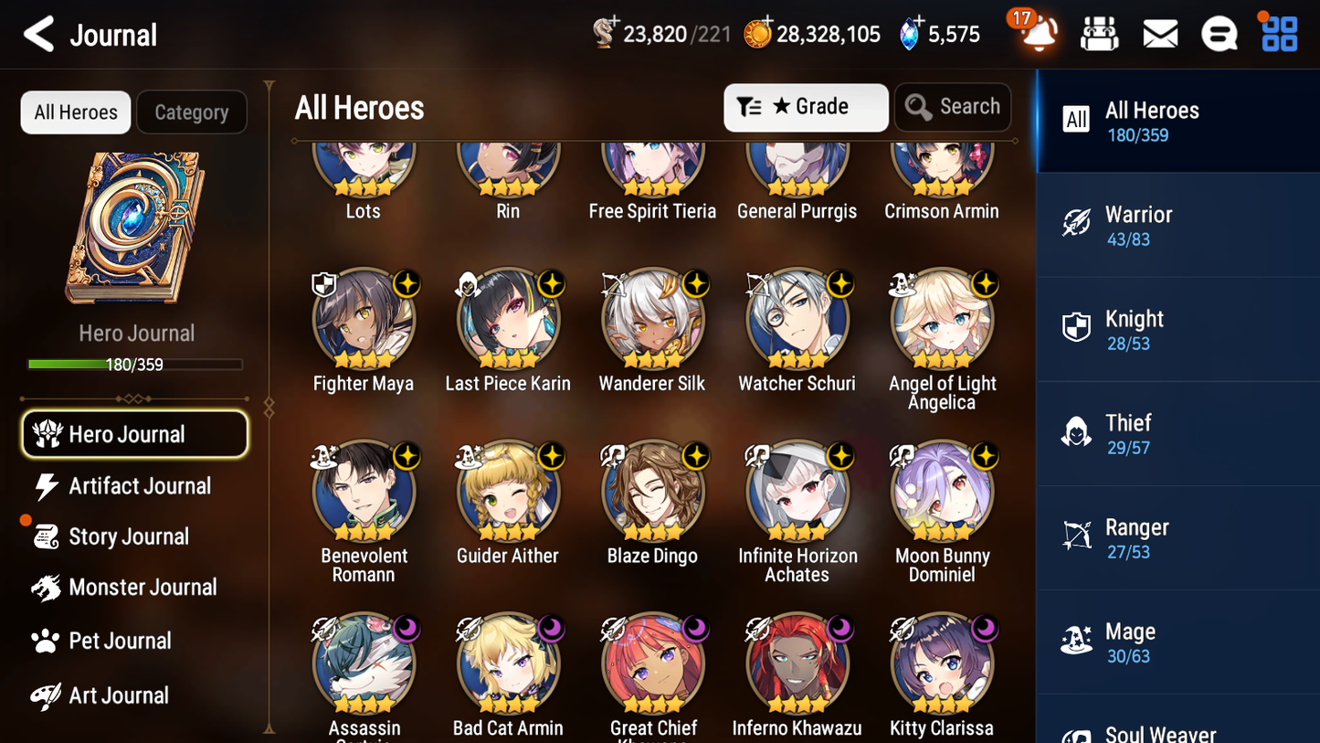 [GLOBAL] Epic 7 Seven 11ML + 32 4★ ML(lots dups) Hellion Lua Empyrean Ilynav Belian Lionheart Cermia Remnant Violet Sez Rimuru+20 Speed 10-10 Account-Mobile Games Starter