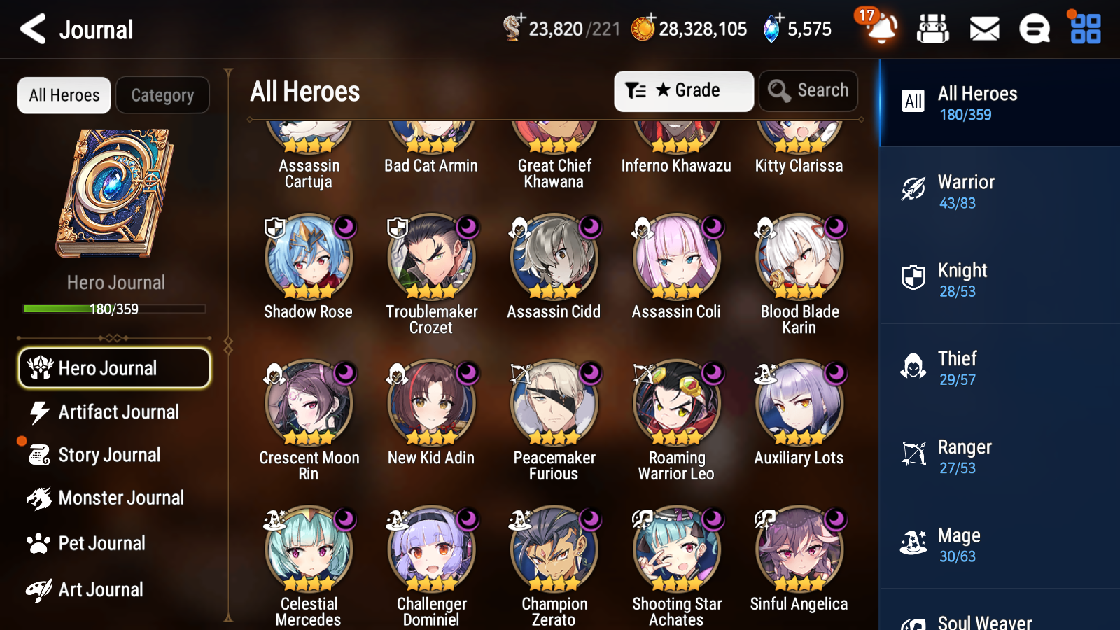[GLOBAL] Epic 7 Seven 11ML + 32 4★ ML(lots dups) Hellion Lua Empyrean Ilynav Belian Lionheart Cermia Remnant Violet Sez Rimuru+20 Speed 10-10 Account-Mobile Games Starter